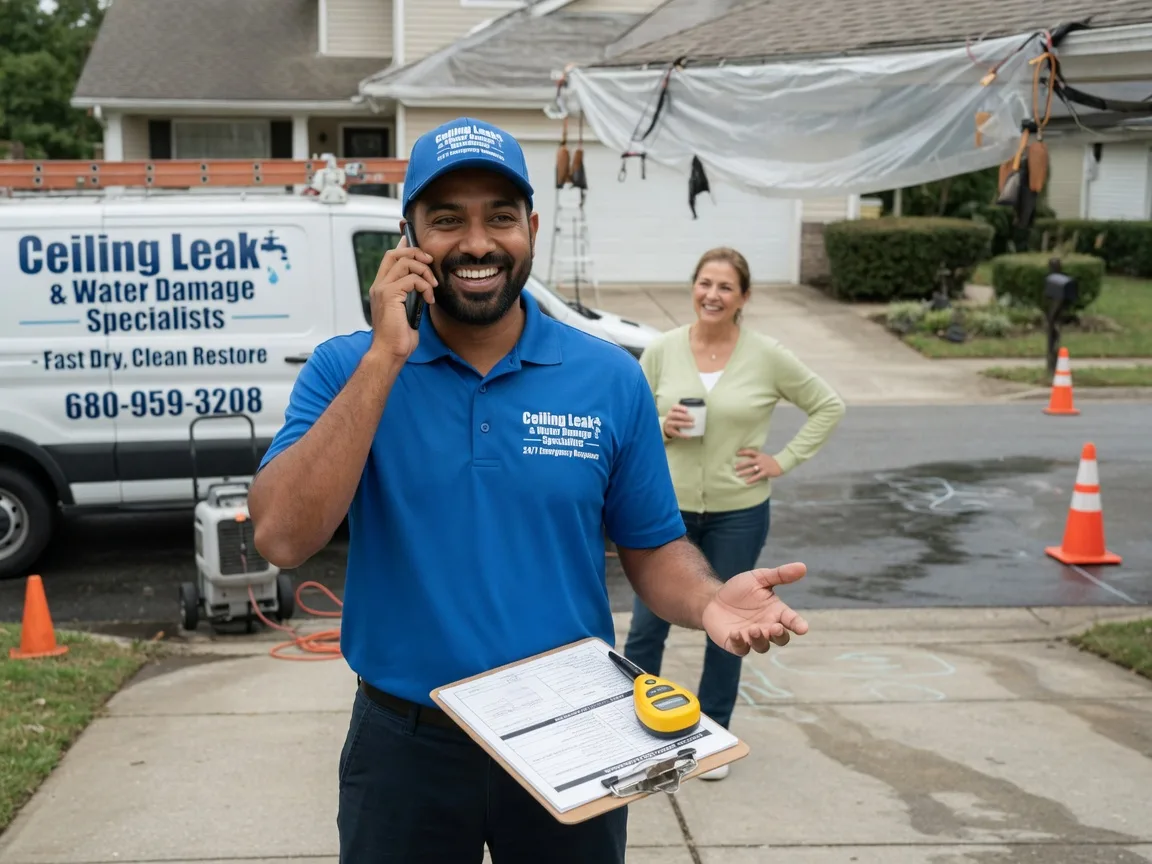 Ceiling Leak Cleanup Peachtree City, GA FAQs